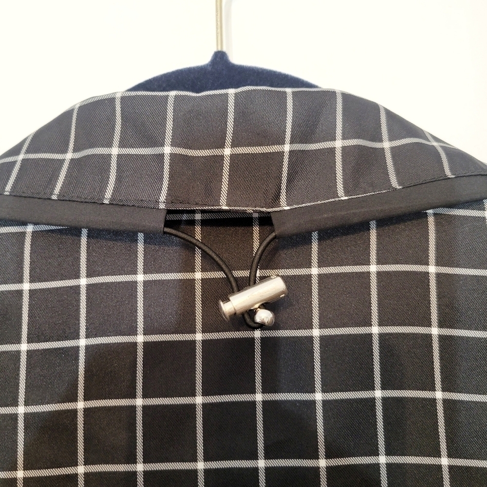 LAUREN Ralph Lauren Active Black and White Plaid Lightweight Jacket Size M - Picture 9 of 9